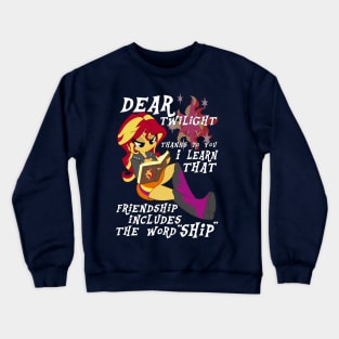 Friend "ship" is magic! Crewneck Sweatshirt